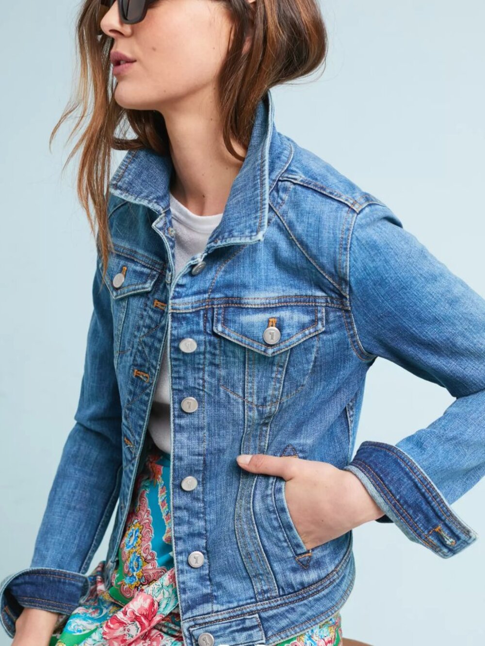 Anthropologie Pilcro Farrah Denim Jacket